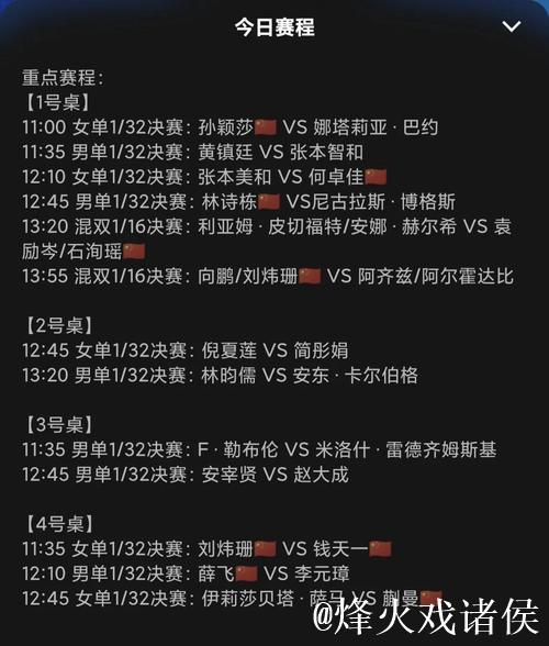 体育赛事全览——全年精彩赛程一目了然